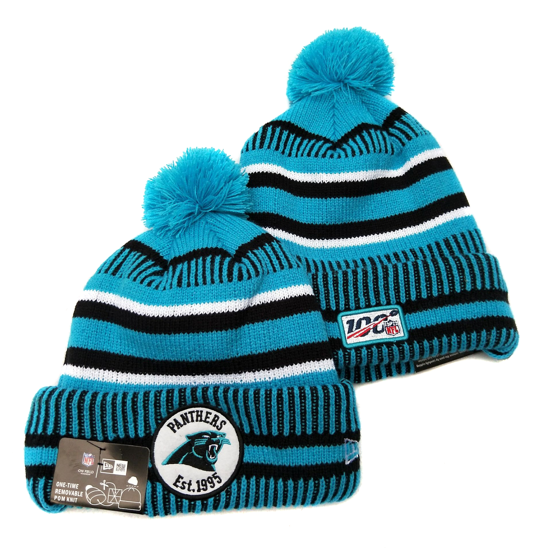 Carolina Panthers Knit Hats 048